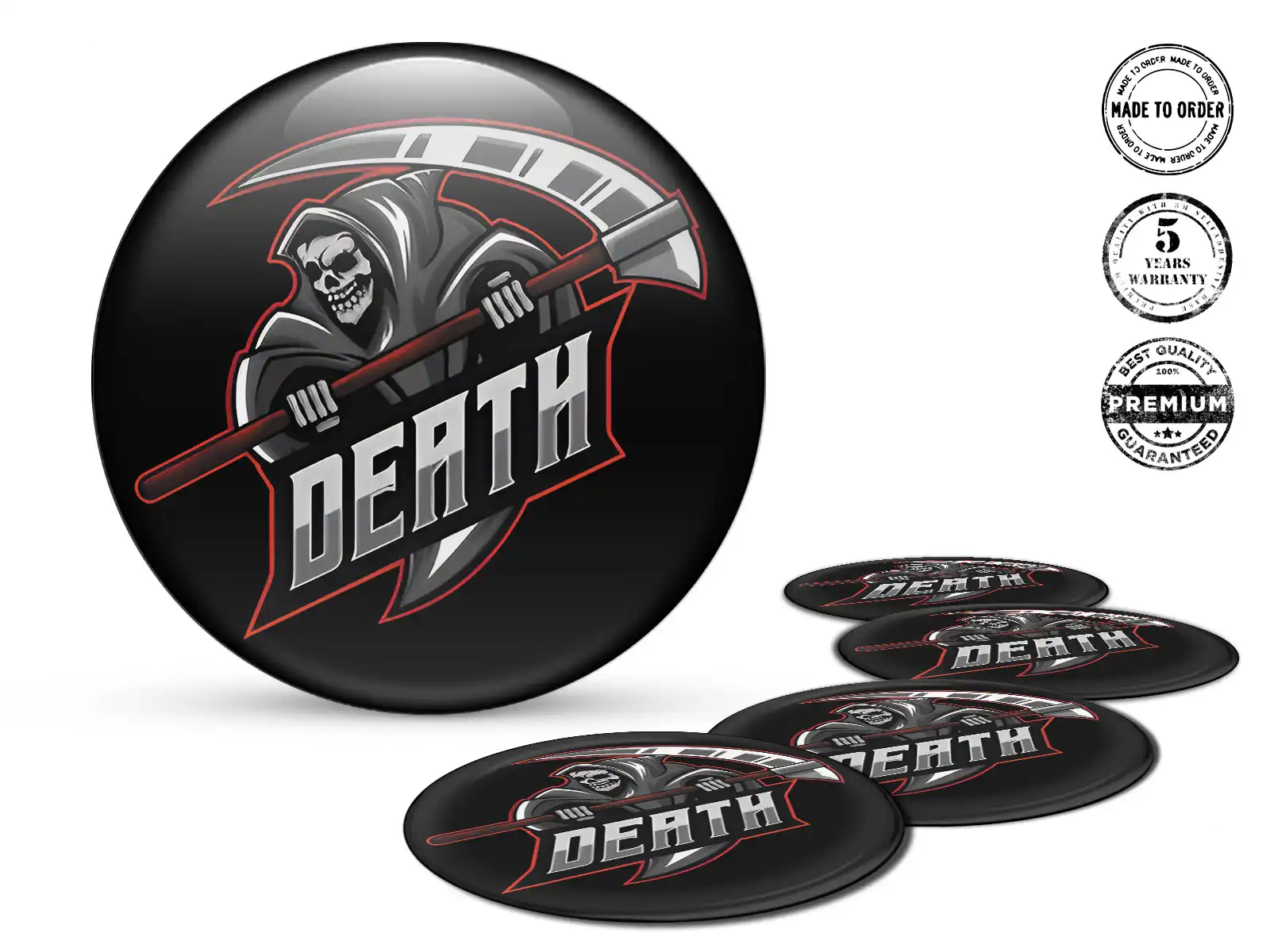 Epoxy-Dome Sticker Cosmic Nexus